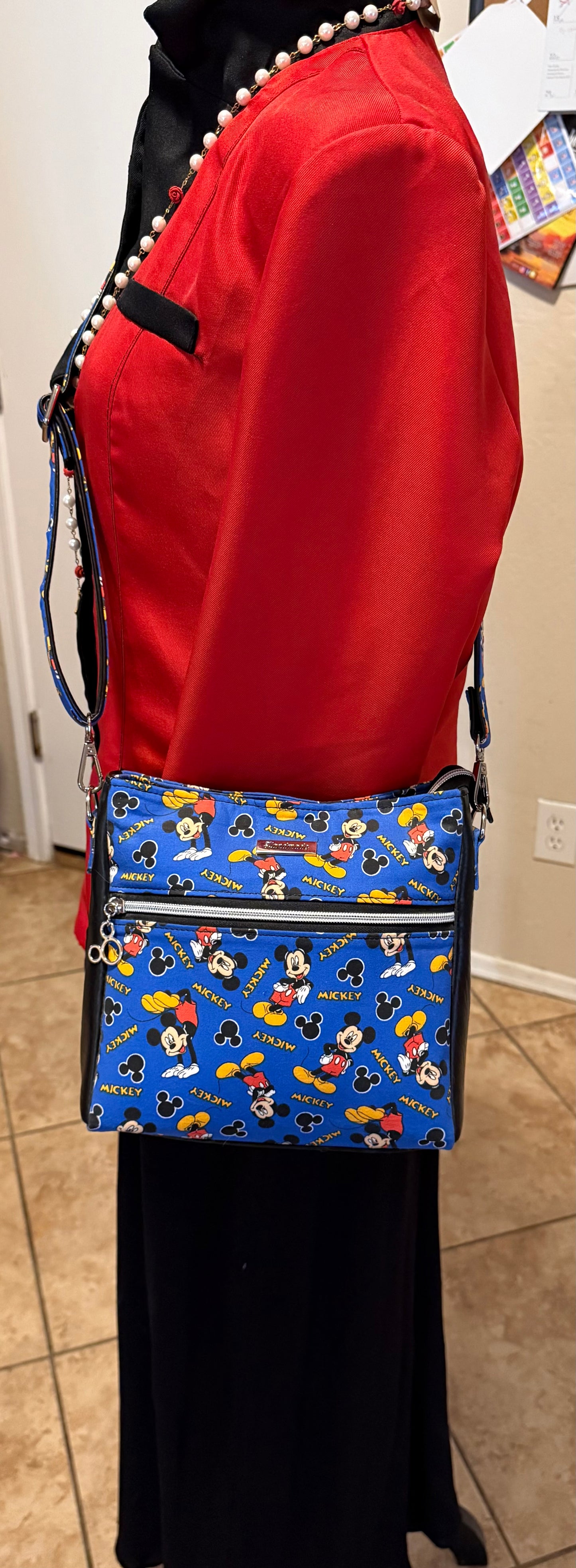 Retro Adventure Cartoon-Inspired Crossbody Bag