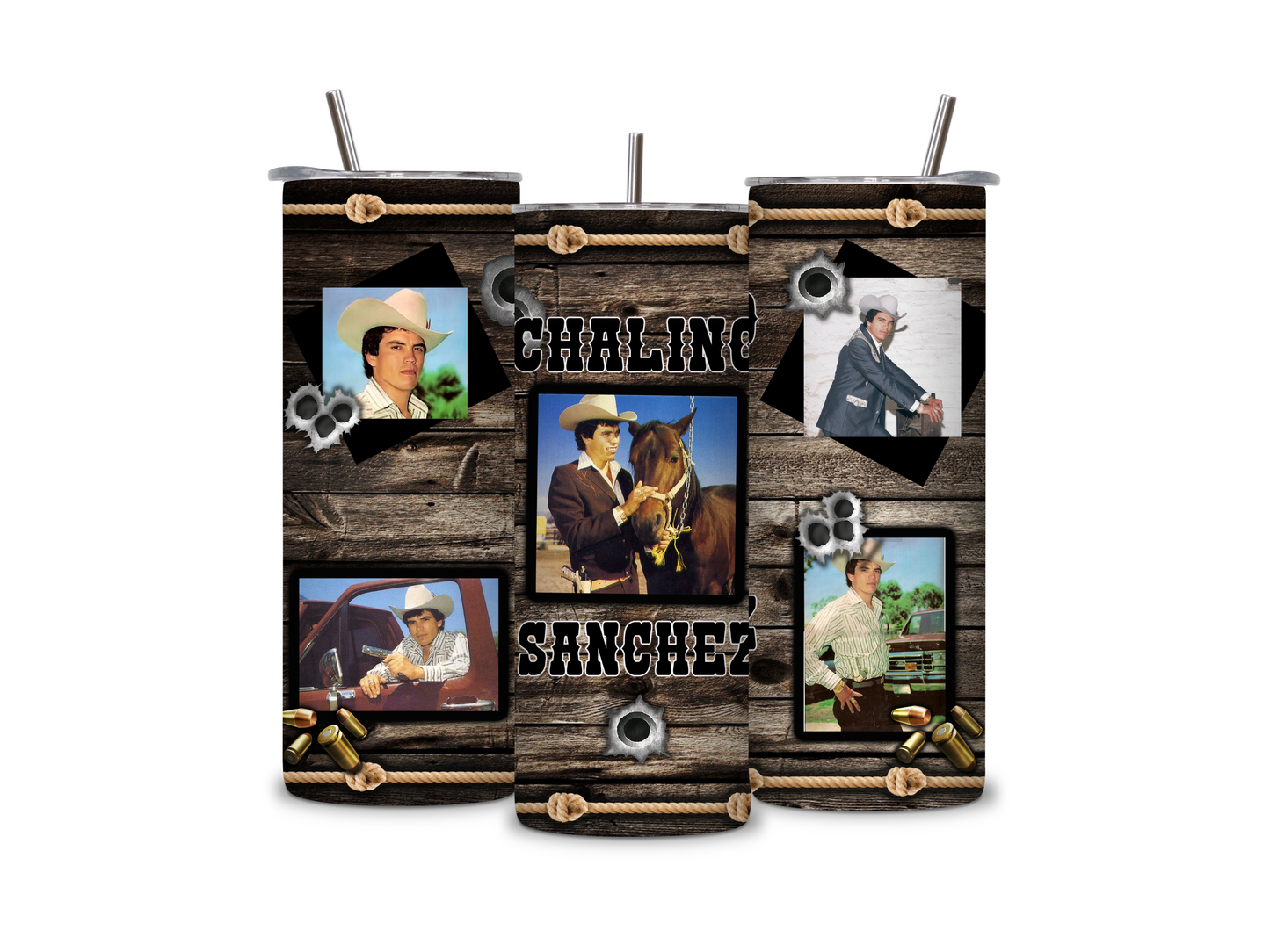 CHALINO SANCHEZ 20 oz Skinny Tumbler Stainless Steel