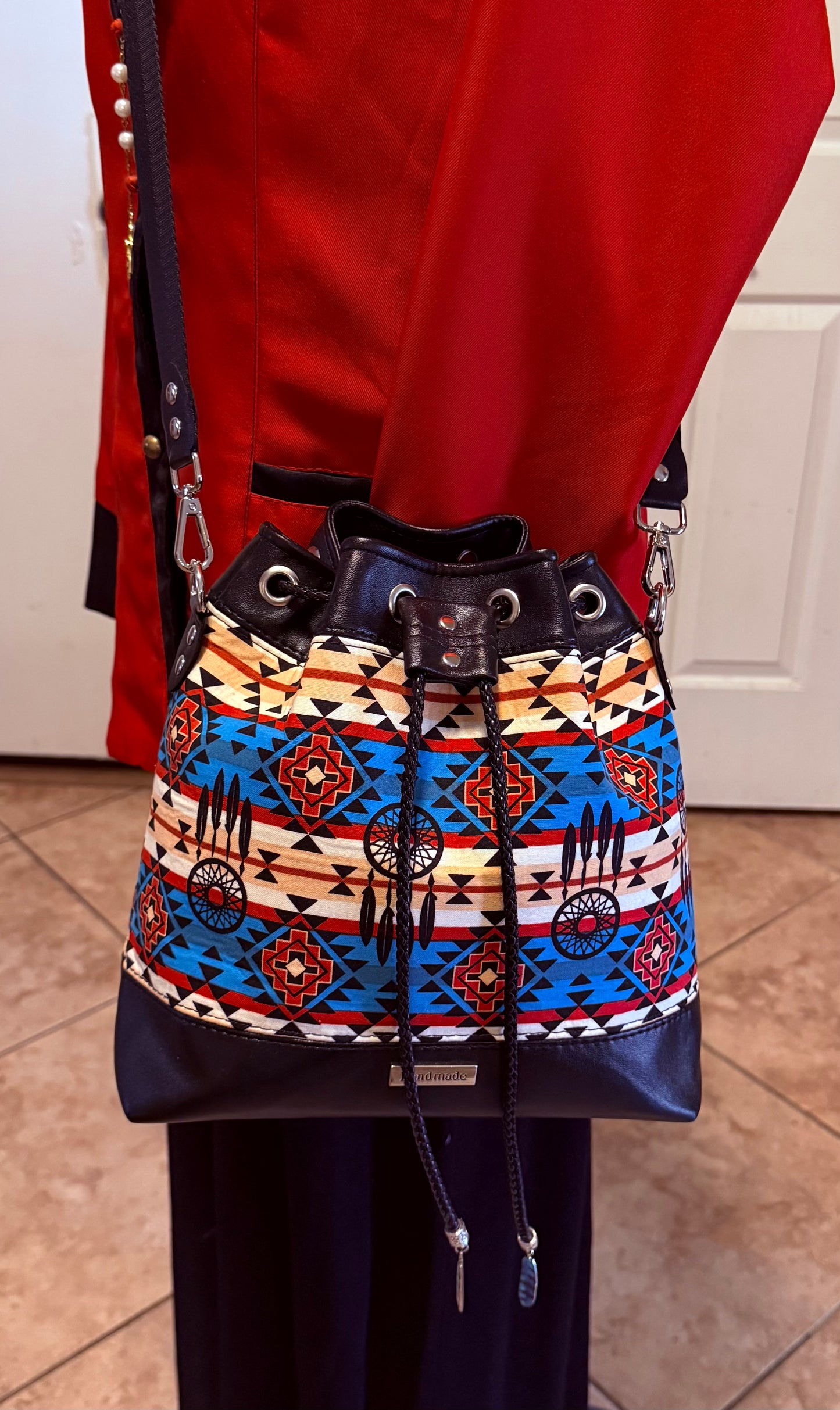 Desert Spirit Handmade Southwestern Bucket Bag Set