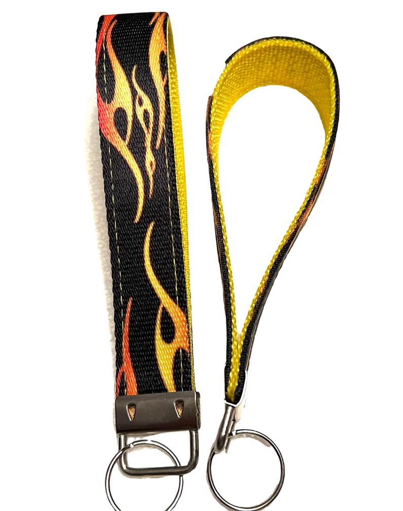 Inferno Flame Yellow Key Fob