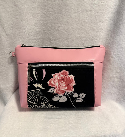 Blush Rose Handmade Cosmetic Bag