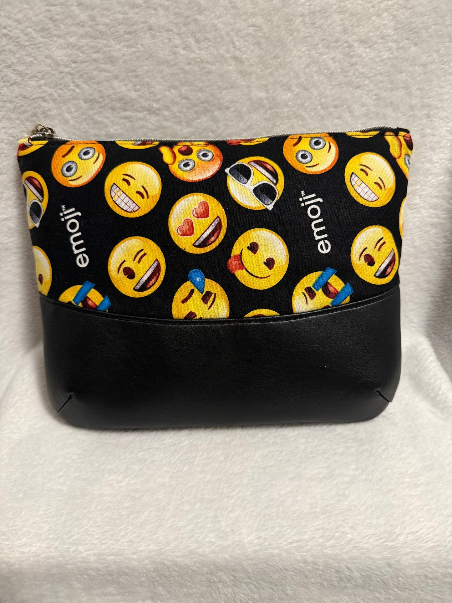 Emoji Vibe Handmade Makeup & Travel Pouch