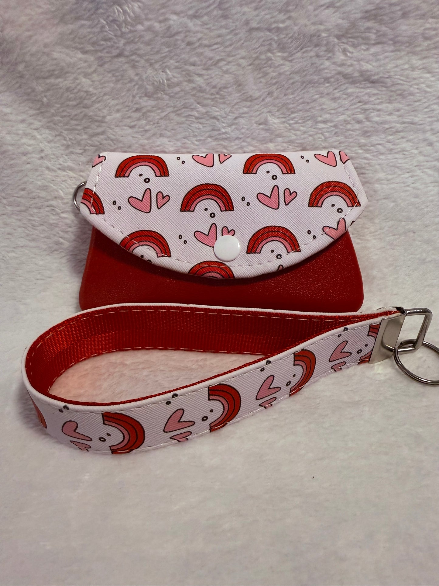 Sweetheart Rainbow Handmade Crossbody Bag Set