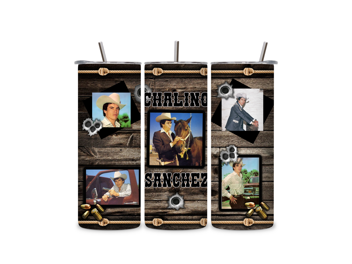 CHALINO SANCHEZ  20 oz Skinny Tumbler Stainless Steel