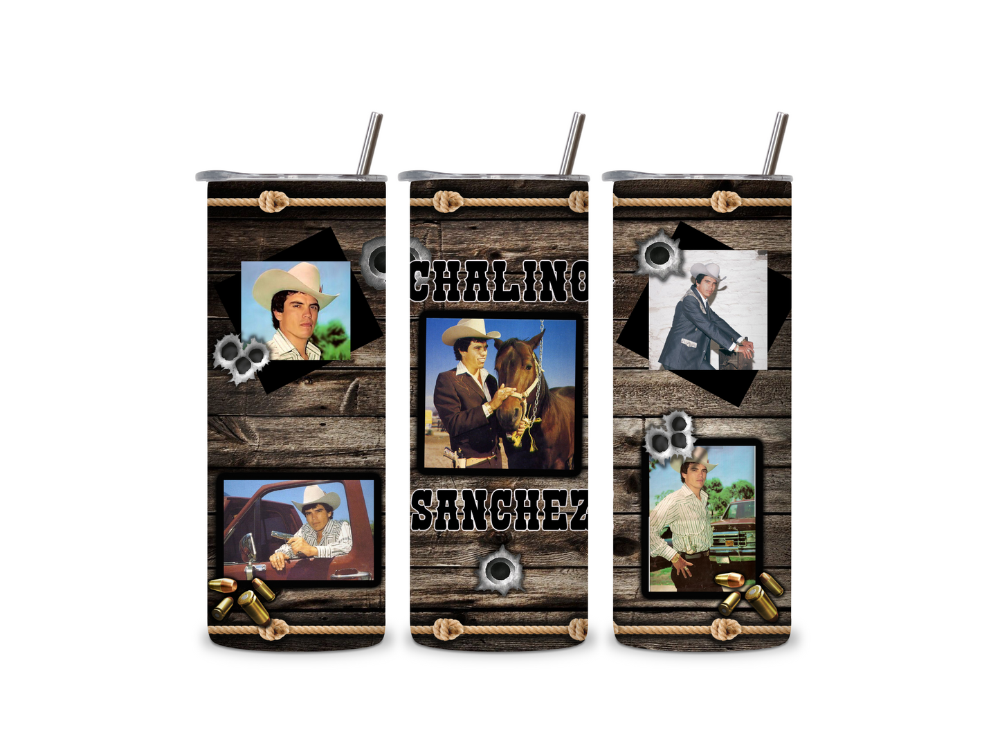 CHALINO SANCHEZ  20 oz Skinny Tumbler Stainless Steel