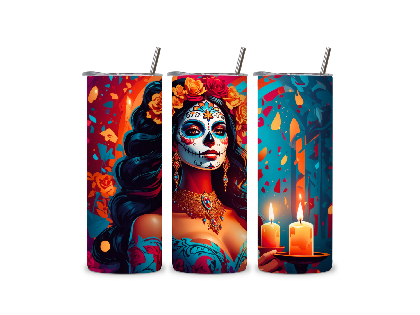 Catrina 20oz Skinny Tumbler Stainless Steel