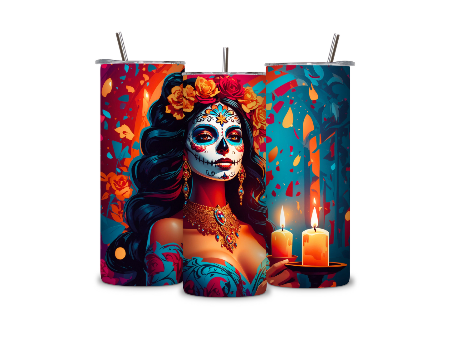 Catrina 20oz Skinny Tumbler Stainless Steel