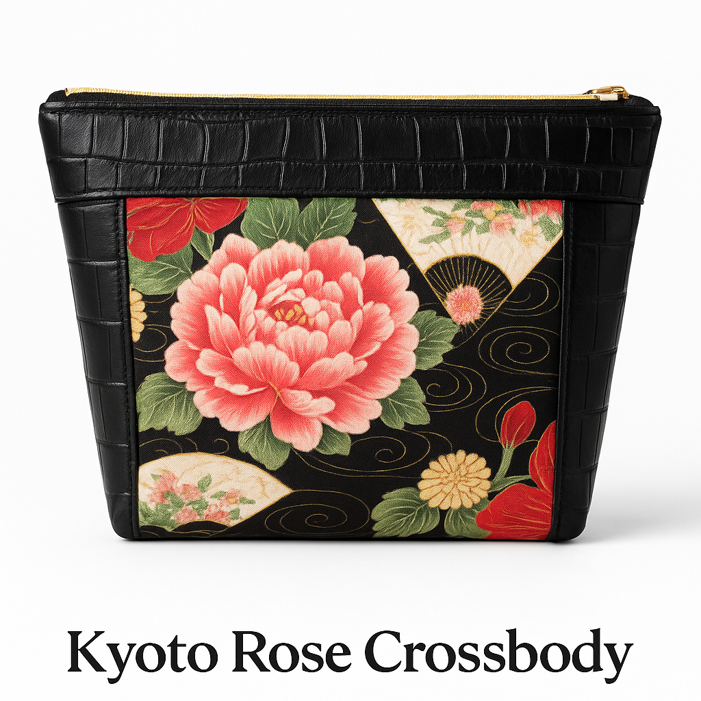 Kyoto Rose Crossbody Bag