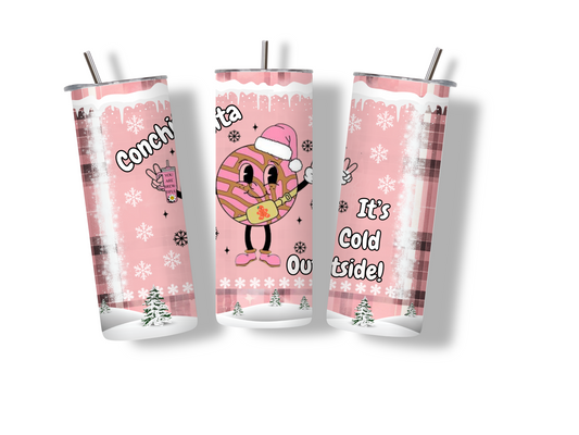 Cold Conchita 20 oz Skinny Tumbler Stainless Steel