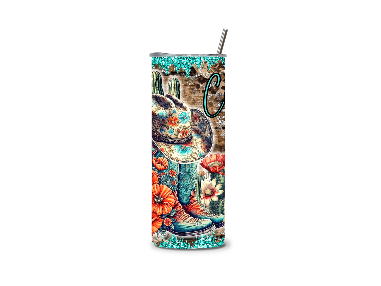 Cowgirl Life 20 oz Skinny Tumbler Stainless Steel