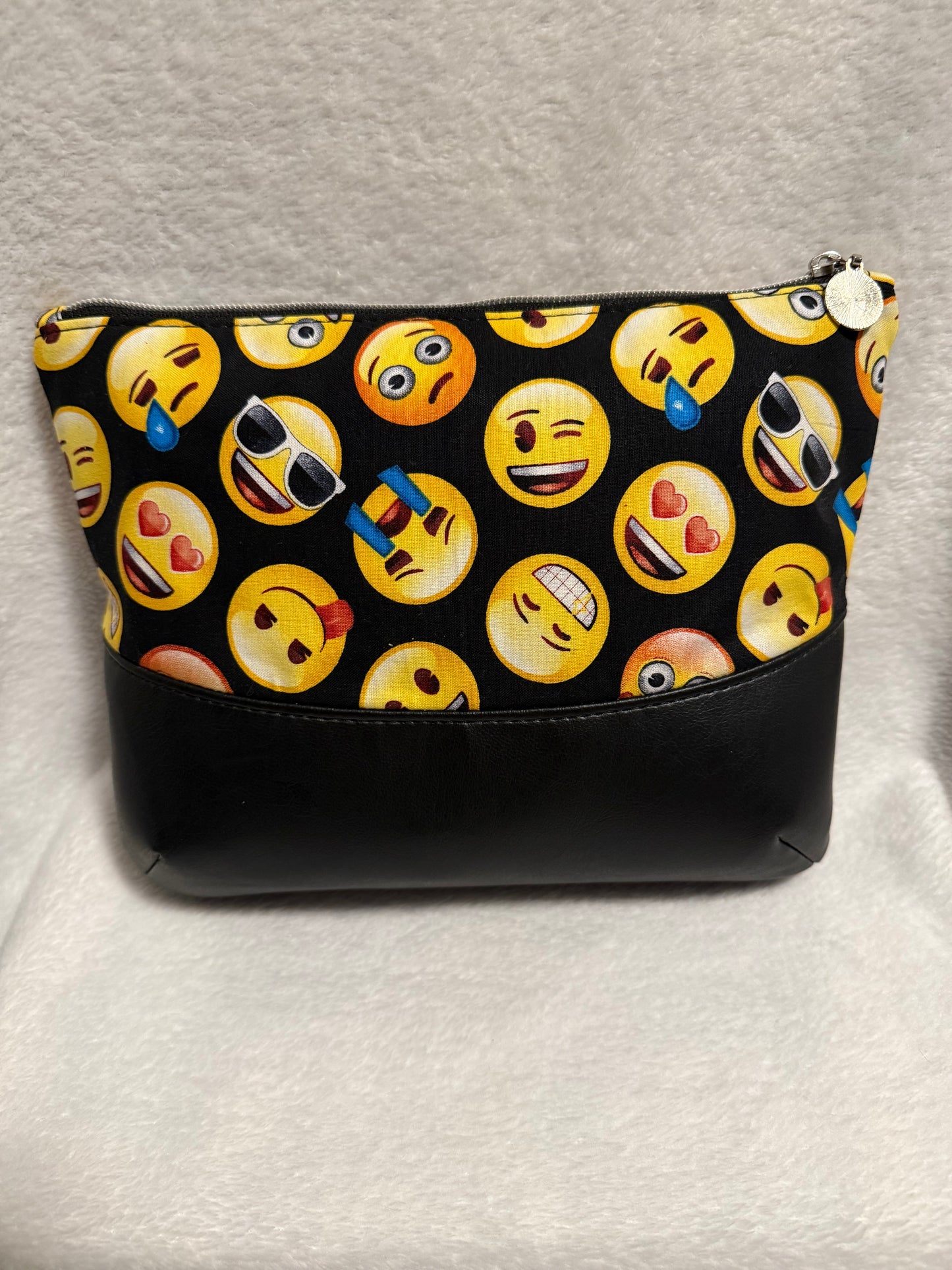 Emoji Vibe Handmade Makeup & Travel Pouch