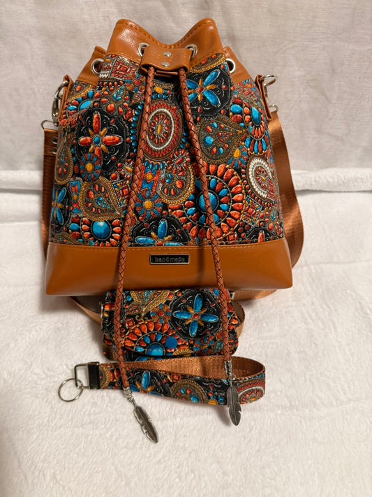 Desert Boho Luxe Bucket Bag Set