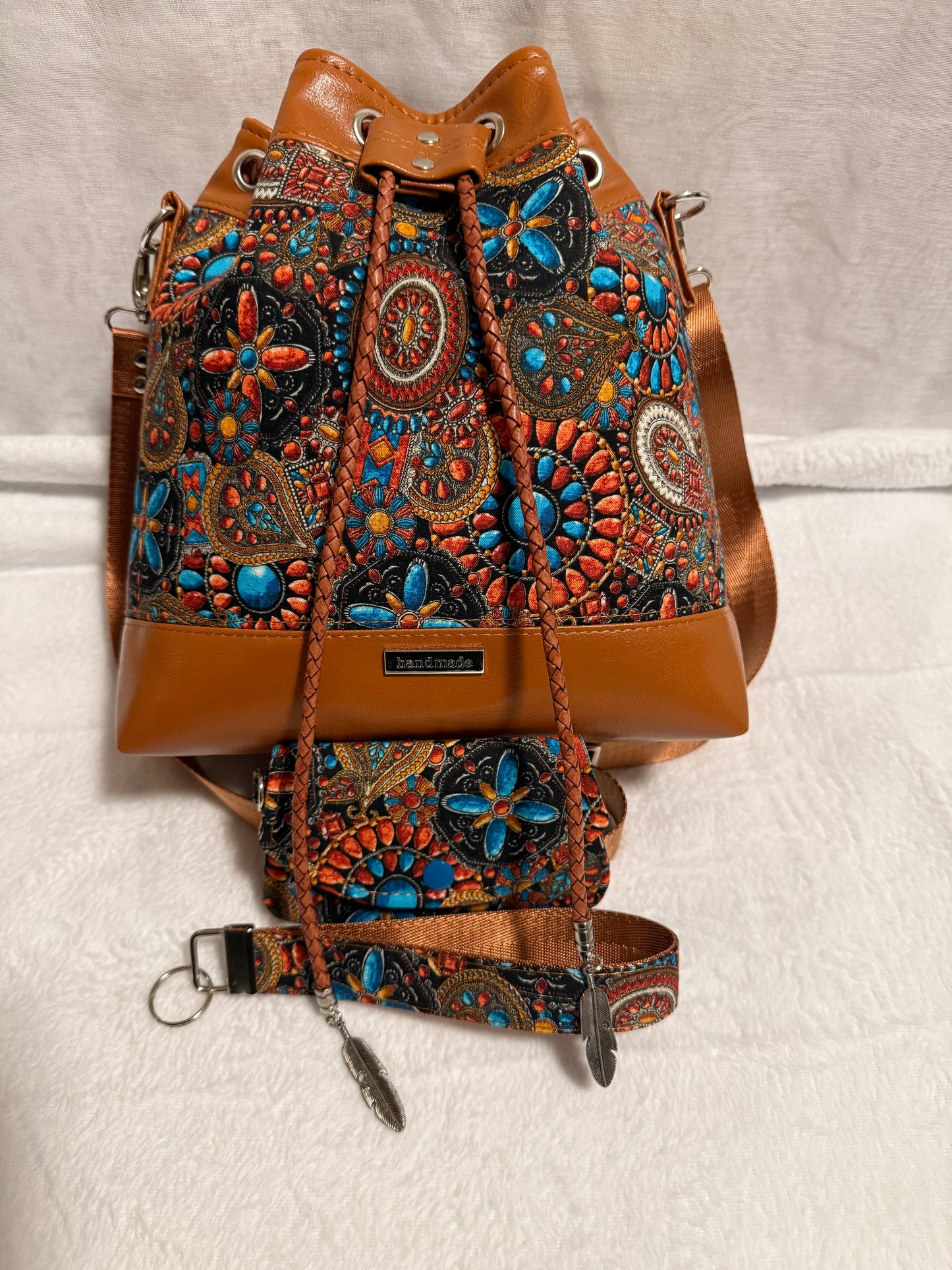 Desert Boho Luxe Bucket Bag Set