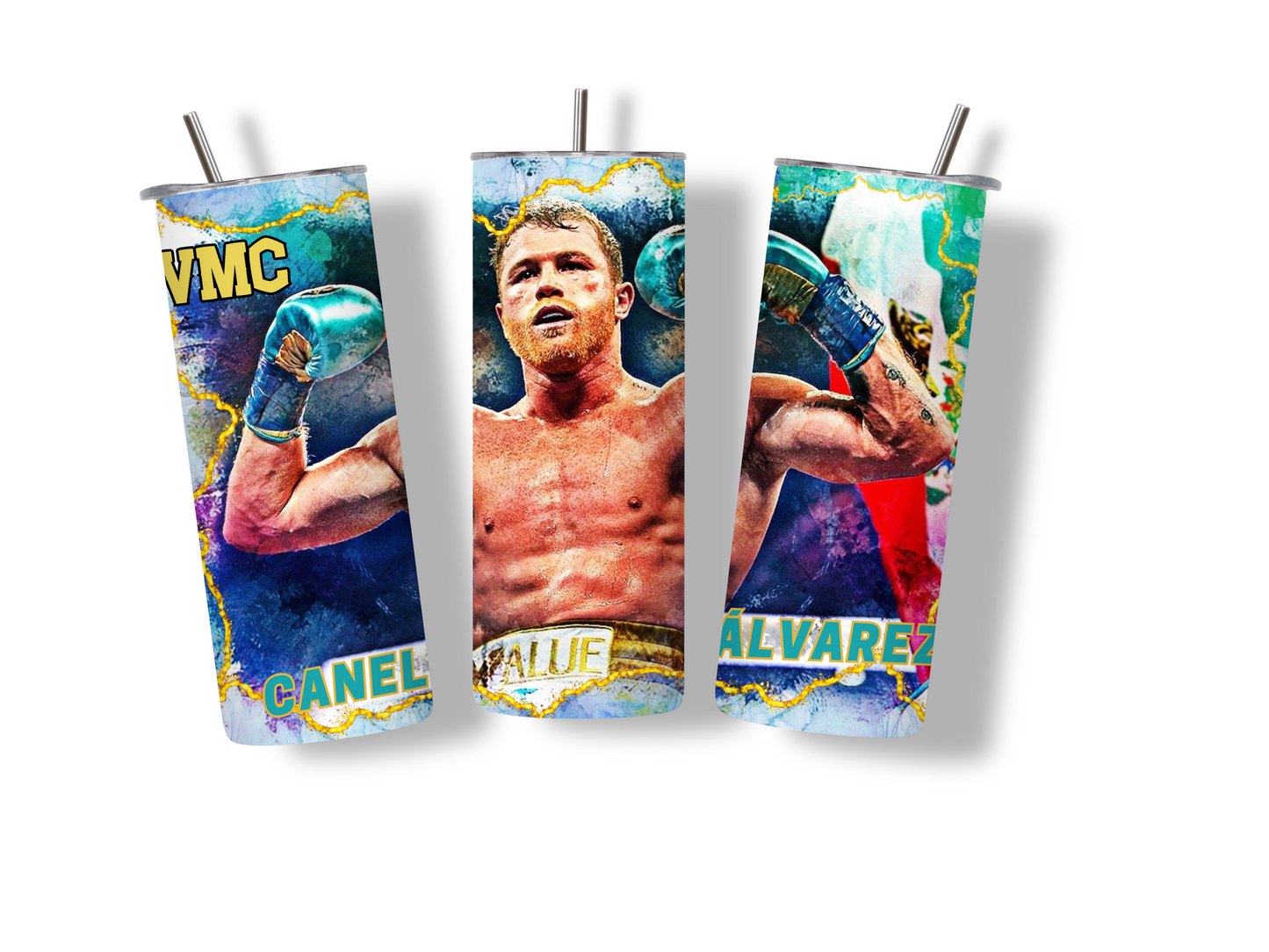 Mexico Boxing Champion 20 oz Stainless Steel Tumbler