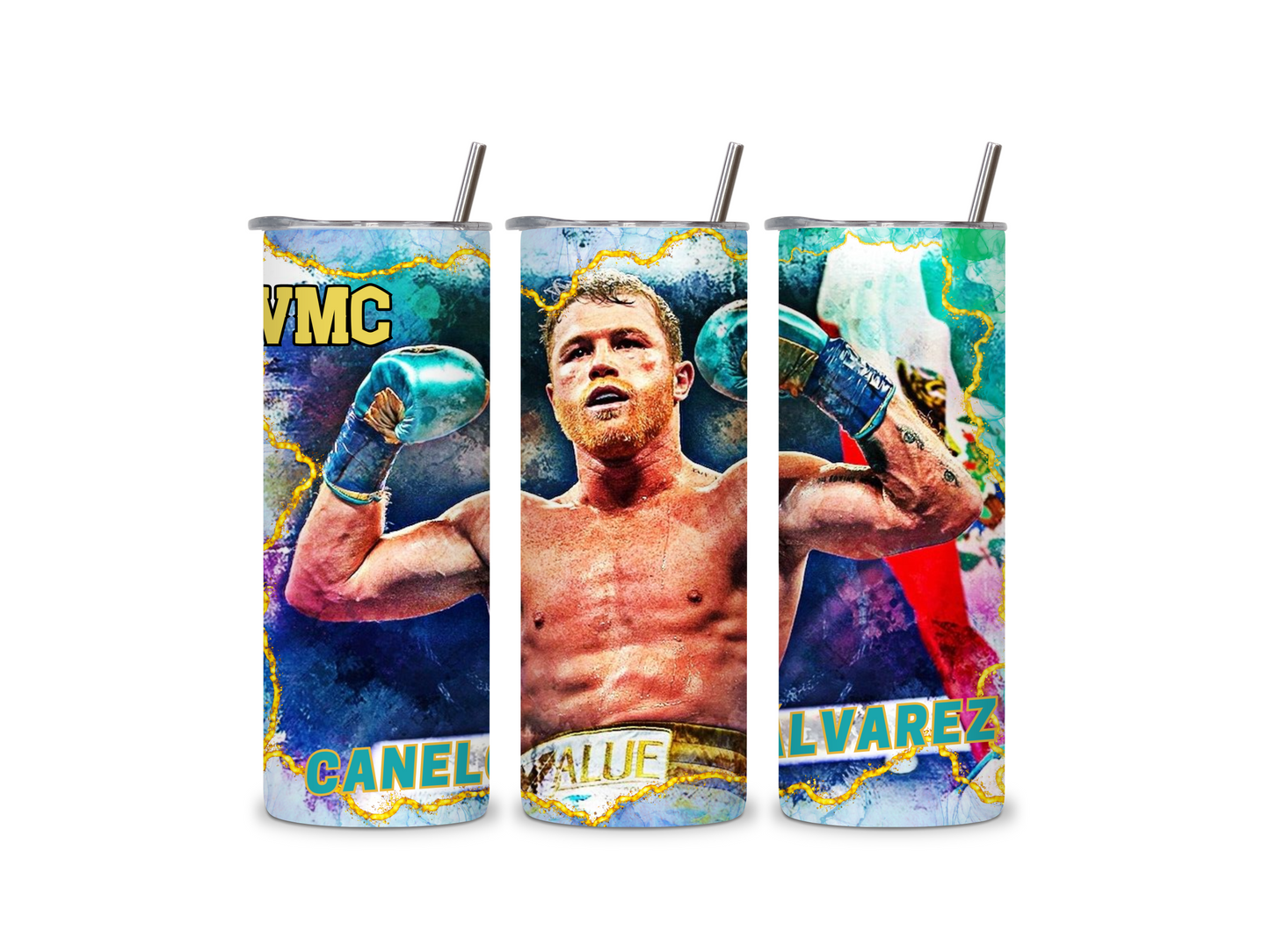 Mexico Boxing Champion 20 oz Stainless Steel Tumbler