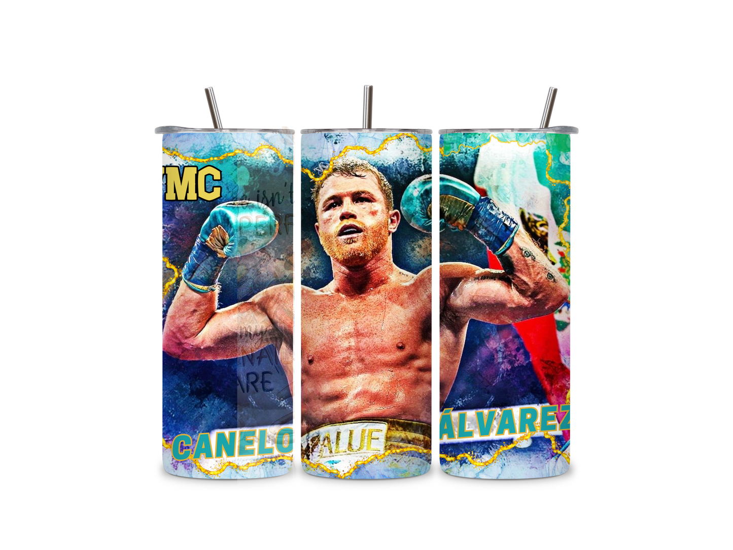 Mexico Boxing Champion 20 oz Stainless Steel Tumbler