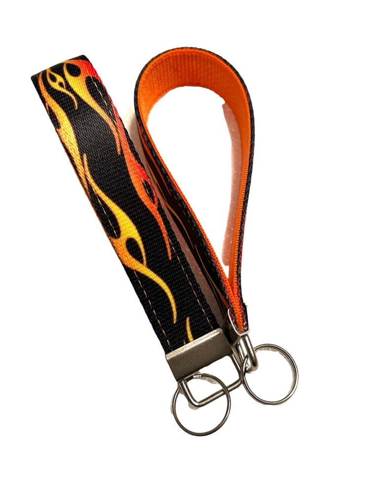 Inferno Flame Orange Key Fob