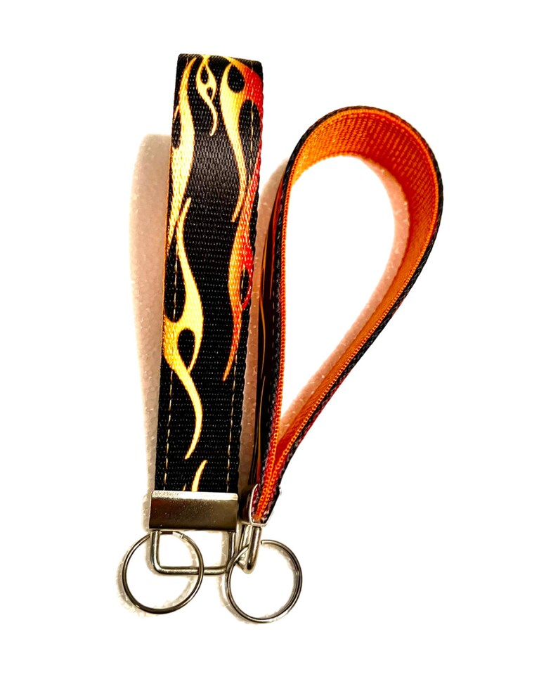 Inferno Flame Orange Key Fob