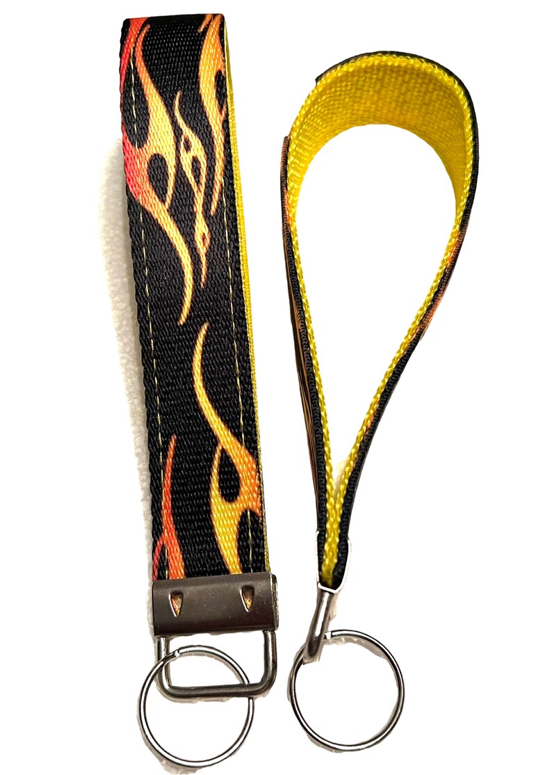 Inferno Flame Yellow Key Fob