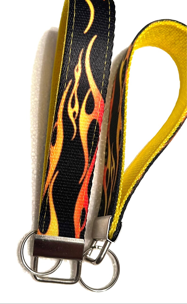 Inferno Flame Yellow Key Fob