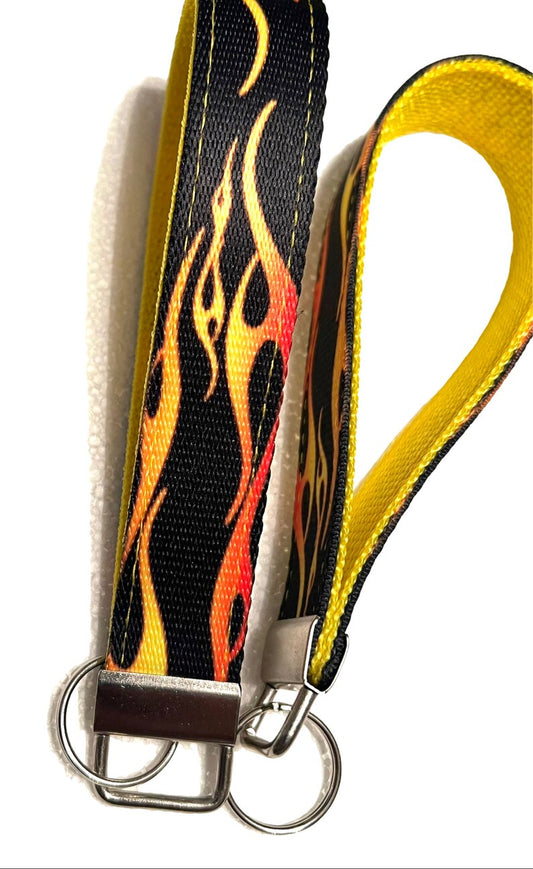 Inferno Flame Yellow Key Fob