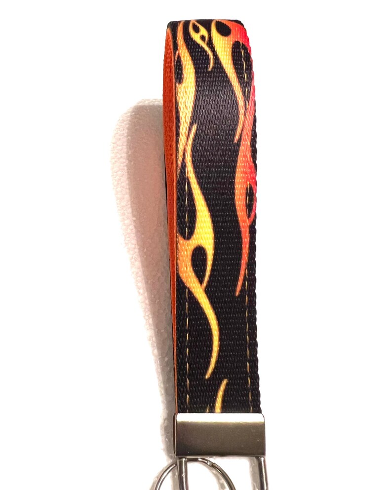 Inferno Flame Orange Key Fob